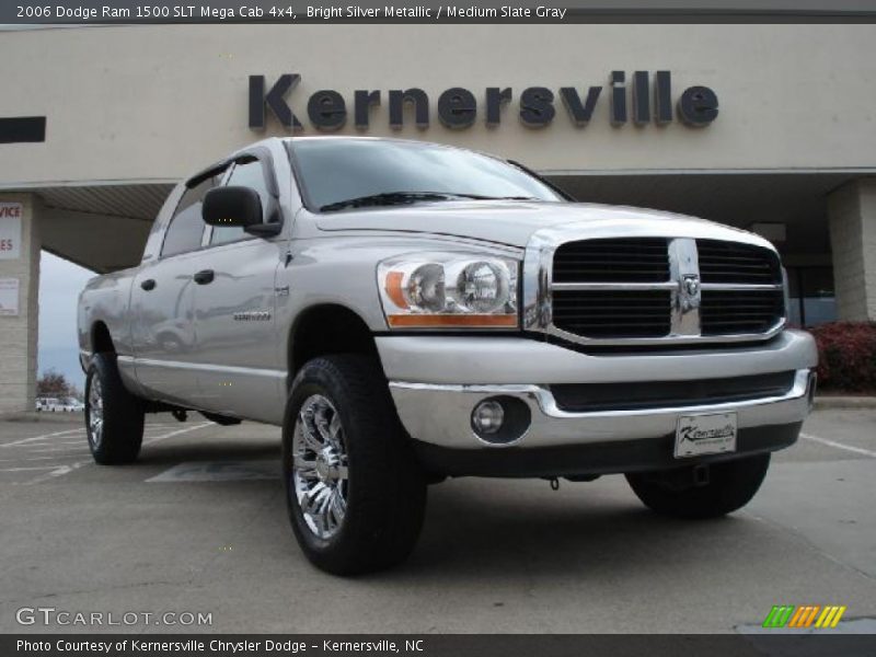Bright Silver Metallic / Medium Slate Gray 2006 Dodge Ram 1500 SLT Mega Cab 4x4