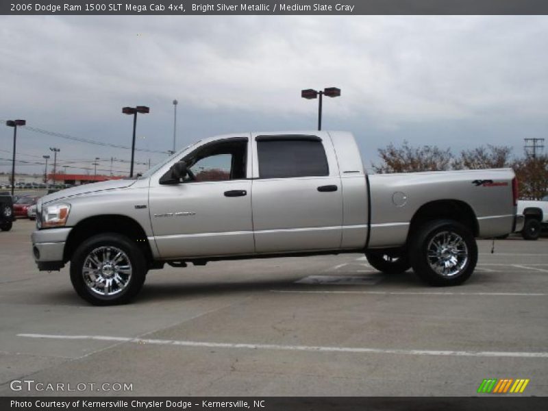 Bright Silver Metallic / Medium Slate Gray 2006 Dodge Ram 1500 SLT Mega Cab 4x4