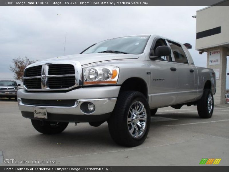 Bright Silver Metallic / Medium Slate Gray 2006 Dodge Ram 1500 SLT Mega Cab 4x4