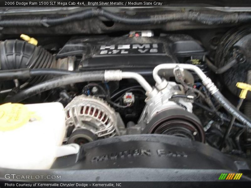 Bright Silver Metallic / Medium Slate Gray 2006 Dodge Ram 1500 SLT Mega Cab 4x4