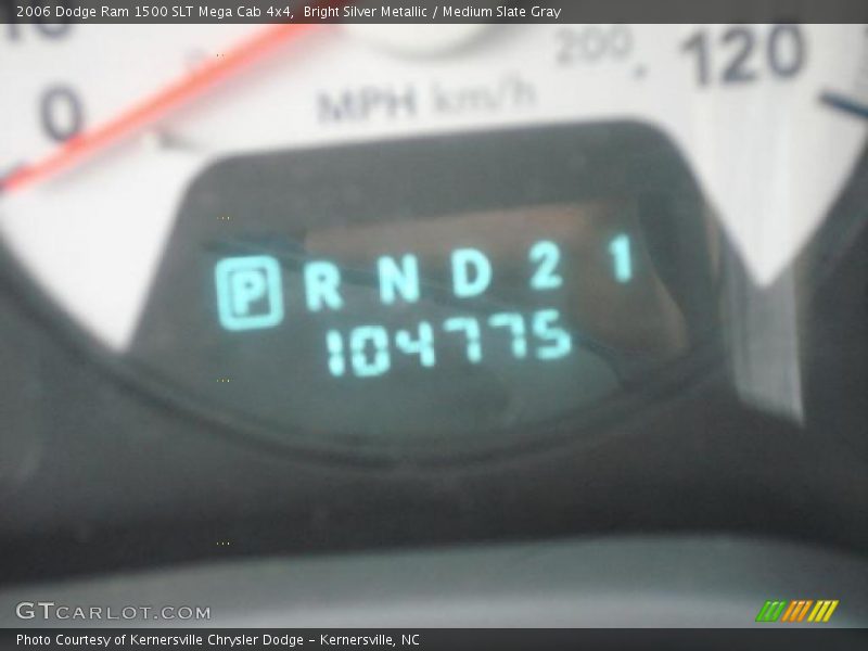 Bright Silver Metallic / Medium Slate Gray 2006 Dodge Ram 1500 SLT Mega Cab 4x4