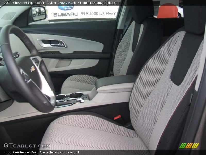  2011 Equinox LT Light Titanium/Jet Black Interior