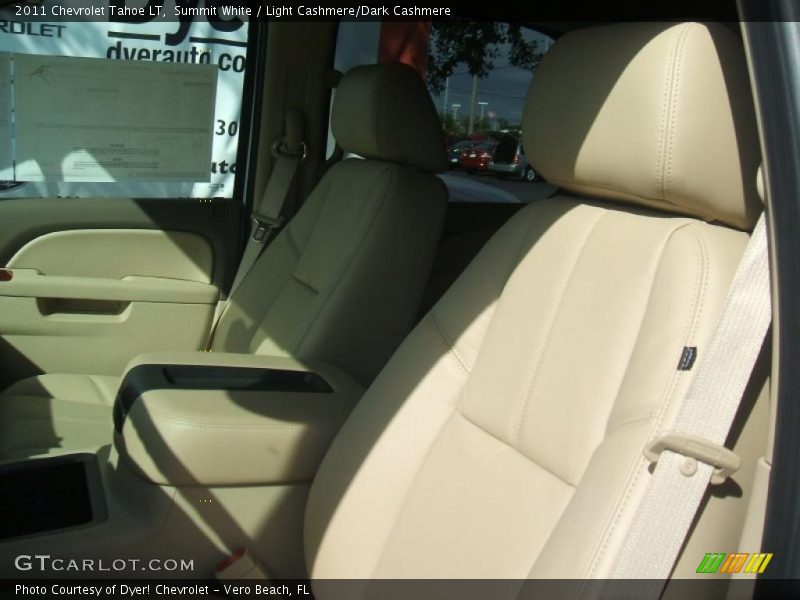 Summit White / Light Cashmere/Dark Cashmere 2011 Chevrolet Tahoe LT