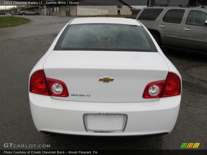 Summit White / Ebony 2011 Chevrolet Malibu LT