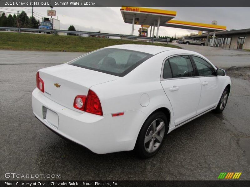 Summit White / Ebony 2011 Chevrolet Malibu LT