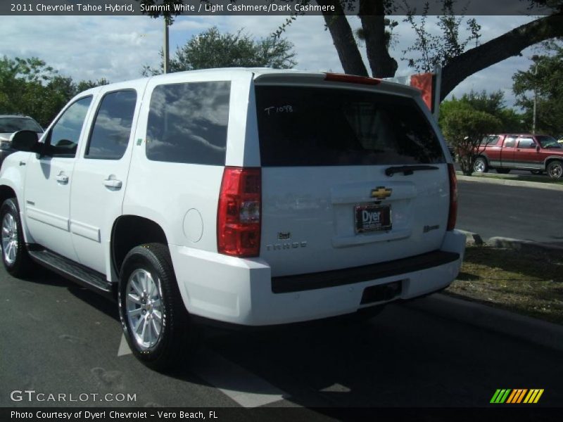 Summit White / Light Cashmere/Dark Cashmere 2011 Chevrolet Tahoe Hybrid