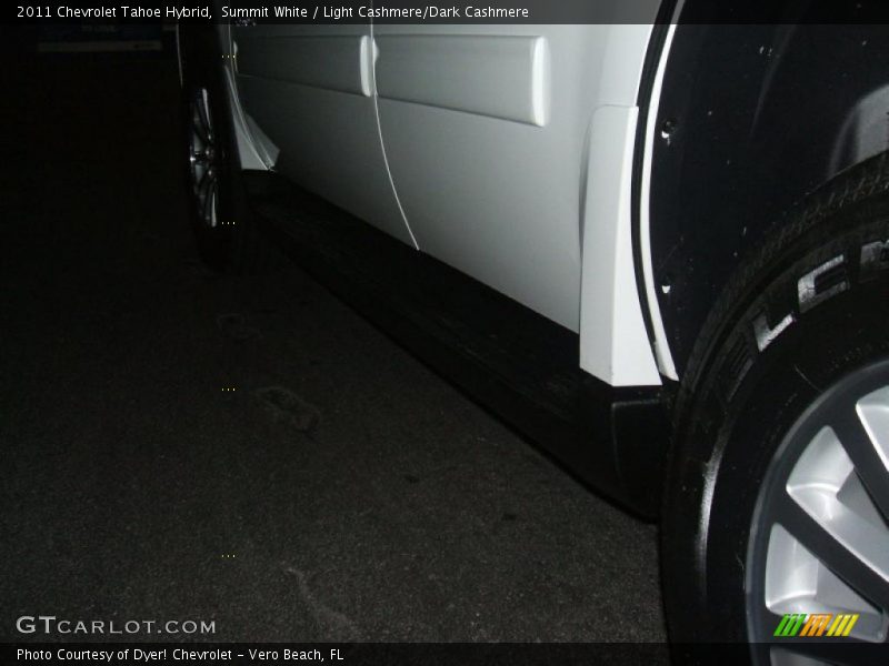 Summit White / Light Cashmere/Dark Cashmere 2011 Chevrolet Tahoe Hybrid