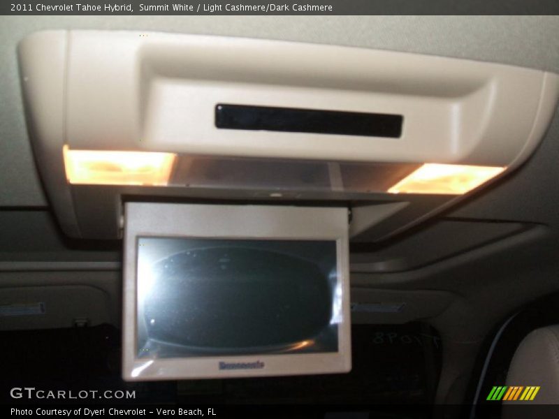 Summit White / Light Cashmere/Dark Cashmere 2011 Chevrolet Tahoe Hybrid