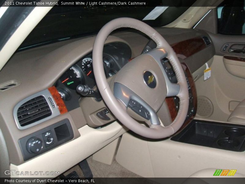 Light Cashmere/Dark Cashmere Interior - 2011 Tahoe Hybrid 