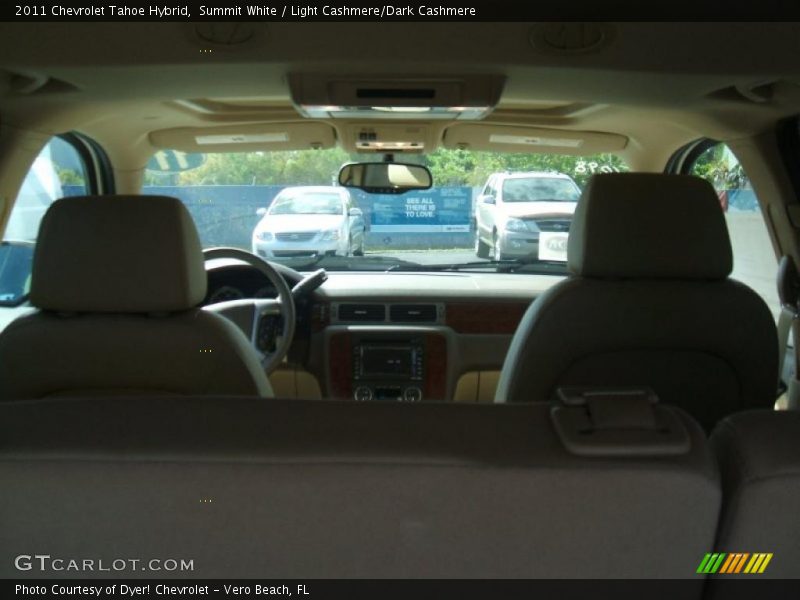 Summit White / Light Cashmere/Dark Cashmere 2011 Chevrolet Tahoe Hybrid
