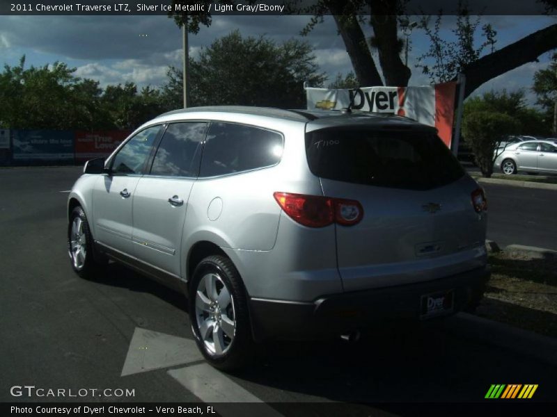 Silver Ice Metallic / Light Gray/Ebony 2011 Chevrolet Traverse LTZ