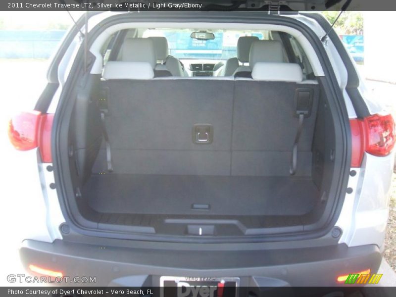 Silver Ice Metallic / Light Gray/Ebony 2011 Chevrolet Traverse LTZ