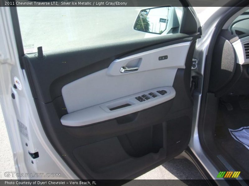 Silver Ice Metallic / Light Gray/Ebony 2011 Chevrolet Traverse LTZ