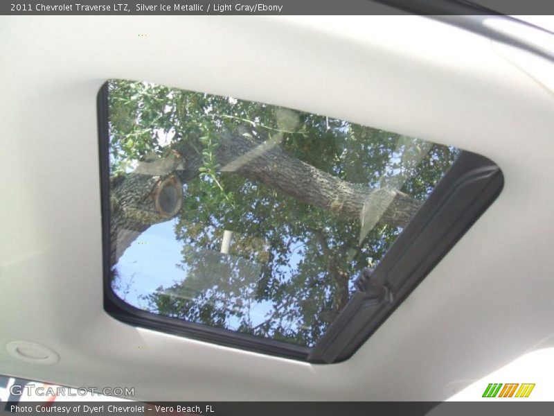 Silver Ice Metallic / Light Gray/Ebony 2011 Chevrolet Traverse LTZ