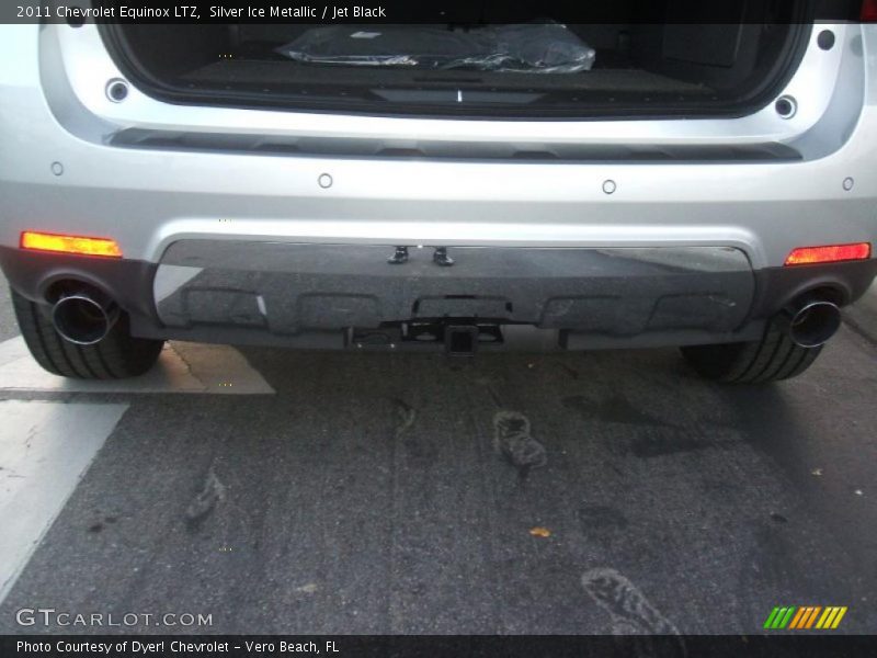 Silver Ice Metallic / Jet Black 2011 Chevrolet Equinox LTZ