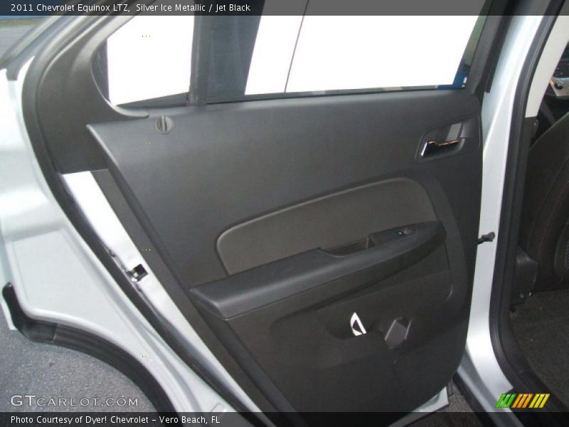 Silver Ice Metallic / Jet Black 2011 Chevrolet Equinox LTZ