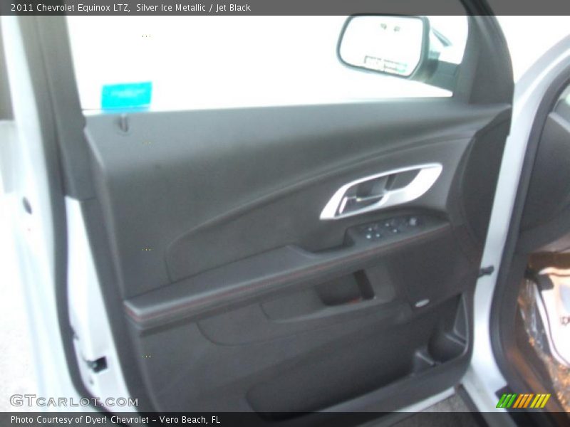 Silver Ice Metallic / Jet Black 2011 Chevrolet Equinox LTZ