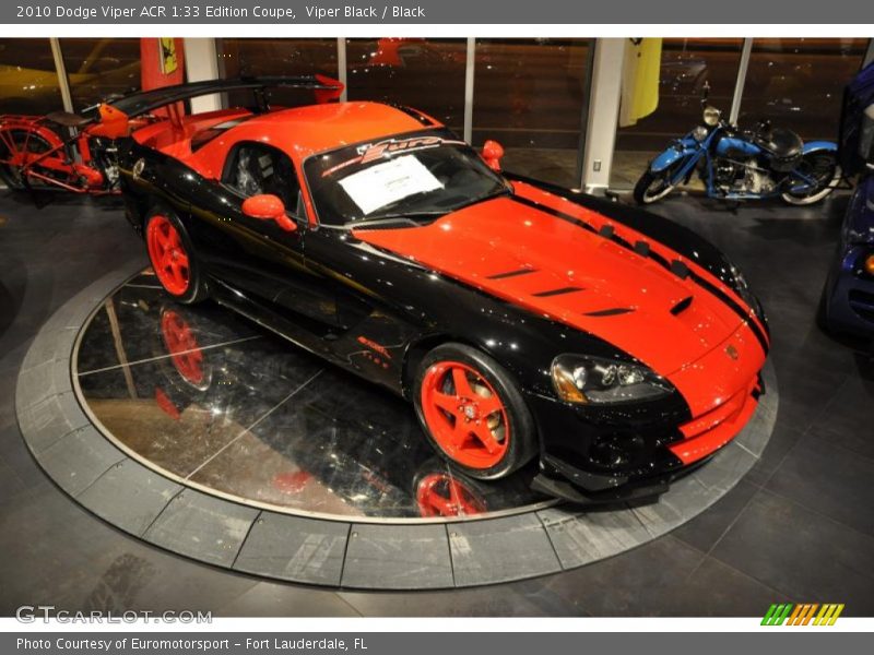 Viper Black / Black 2010 Dodge Viper ACR 1:33 Edition Coupe