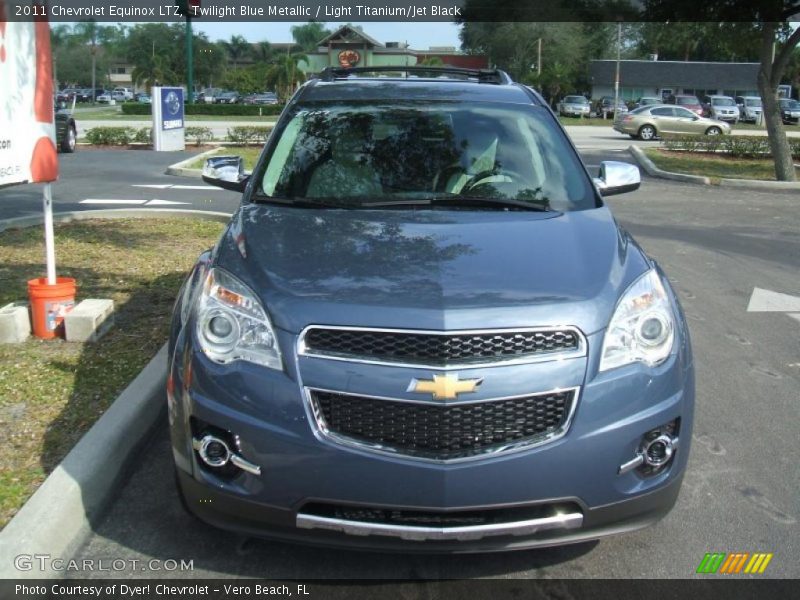 Twilight Blue Metallic / Light Titanium/Jet Black 2011 Chevrolet Equinox LTZ