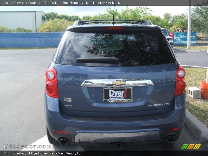 Twilight Blue Metallic / Light Titanium/Jet Black 2011 Chevrolet Equinox LTZ