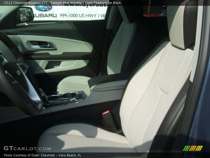 2011 Equinox LTZ Light Titanium/Jet Black Interior