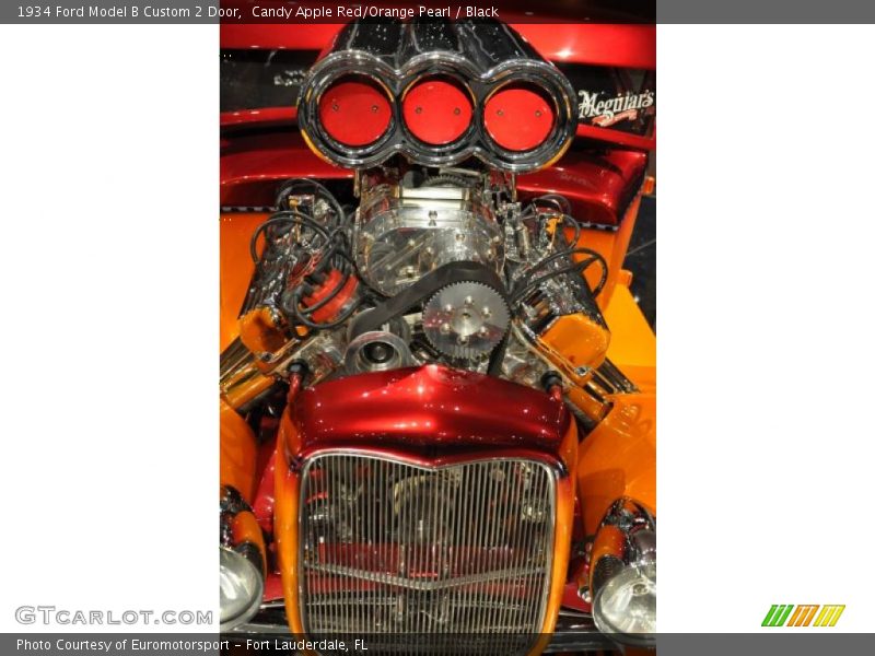Candy Apple Red/Orange Pearl / Black 1934 Ford Model B Custom 2 Door