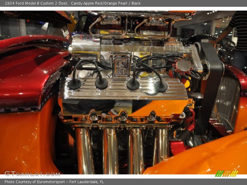 Candy Apple Red/Orange Pearl / Black 1934 Ford Model B Custom 2 Door