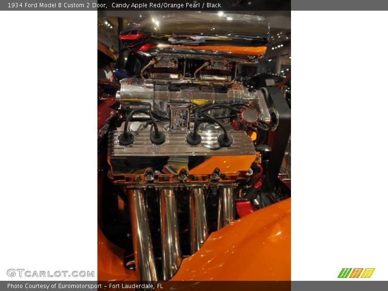 Candy Apple Red/Orange Pearl / Black 1934 Ford Model B Custom 2 Door