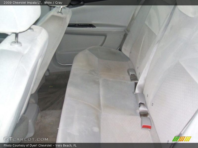 White / Gray 2009 Chevrolet Impala LT