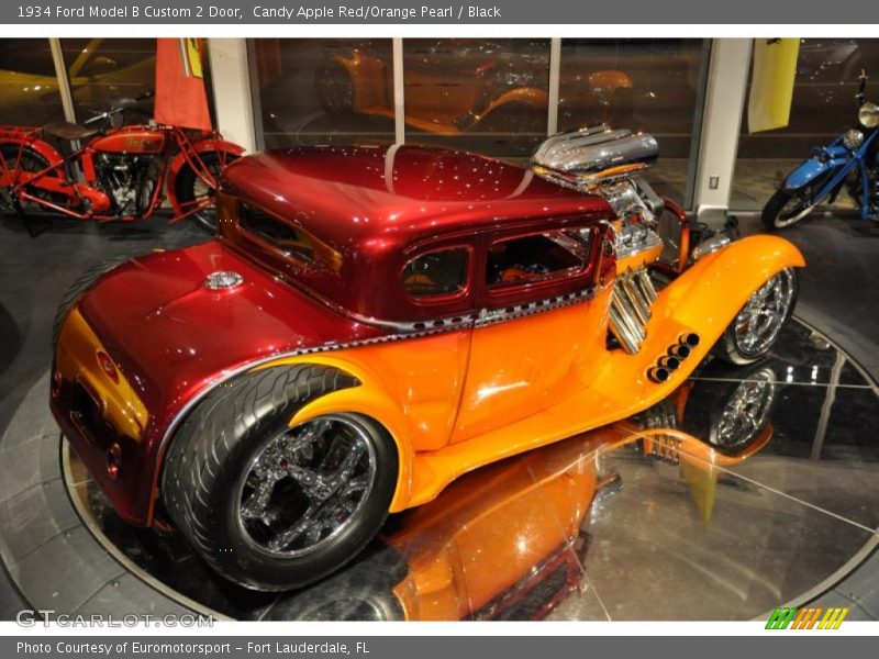 Candy Apple Red/Orange Pearl / Black 1934 Ford Model B Custom 2 Door