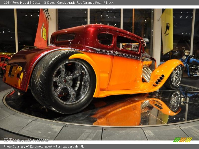 Candy Apple Red/Orange Pearl / Black 1934 Ford Model B Custom 2 Door