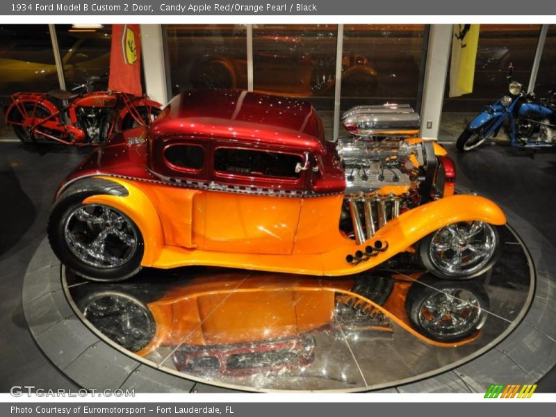 Candy Apple Red/Orange Pearl / Black 1934 Ford Model B Custom 2 Door