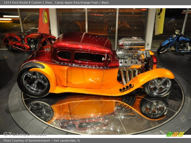 Candy Apple Red/Orange Pearl / Black 1934 Ford Model B Custom 2 Door