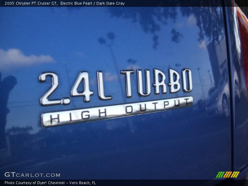 Electric Blue Pearl / Dark Slate Gray 2005 Chrysler PT Cruiser GT