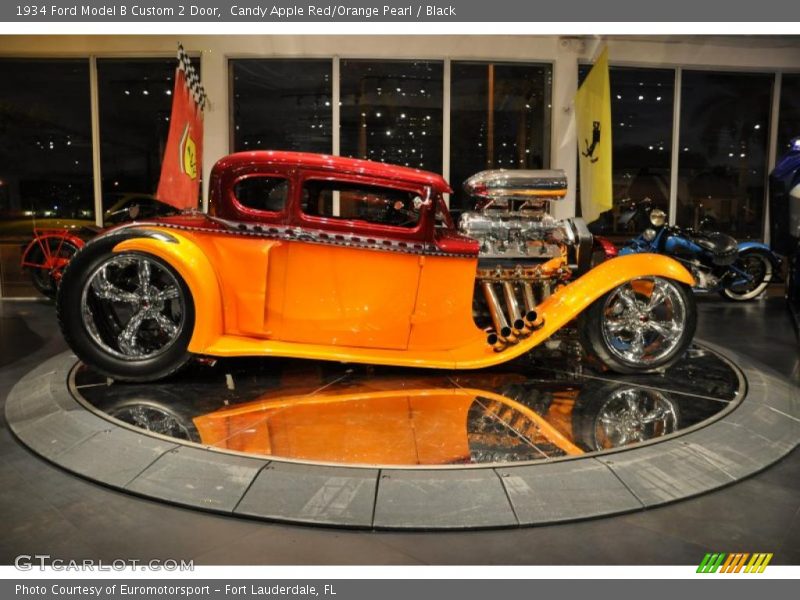 Candy Apple Red/Orange Pearl / Black 1934 Ford Model B Custom 2 Door