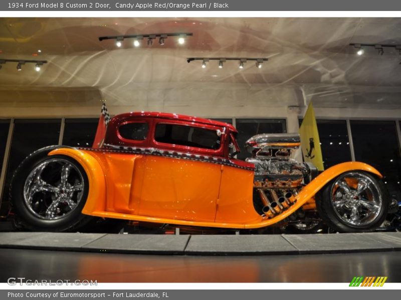 Candy Apple Red/Orange Pearl / Black 1934 Ford Model B Custom 2 Door