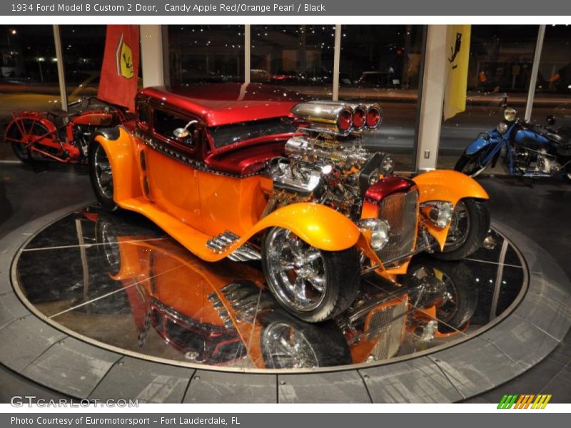 Candy Apple Red/Orange Pearl / Black 1934 Ford Model B Custom 2 Door