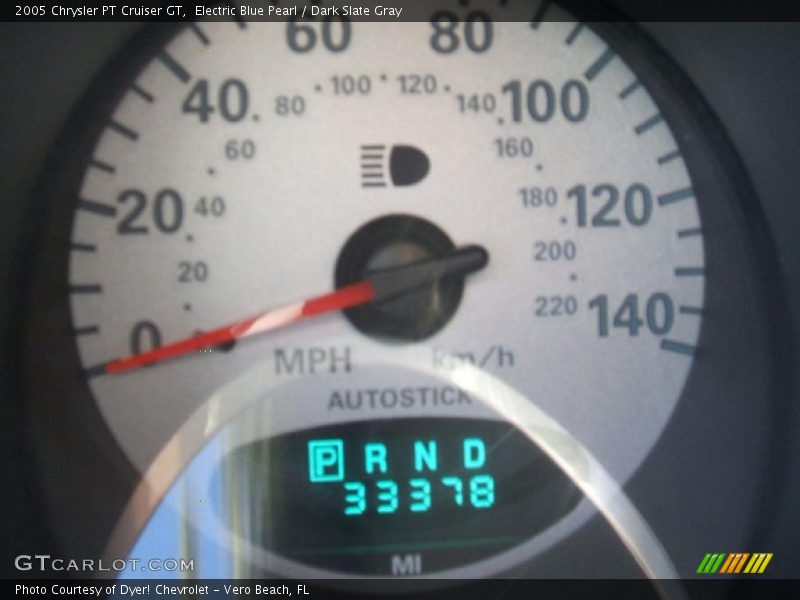 Electric Blue Pearl / Dark Slate Gray 2005 Chrysler PT Cruiser GT
