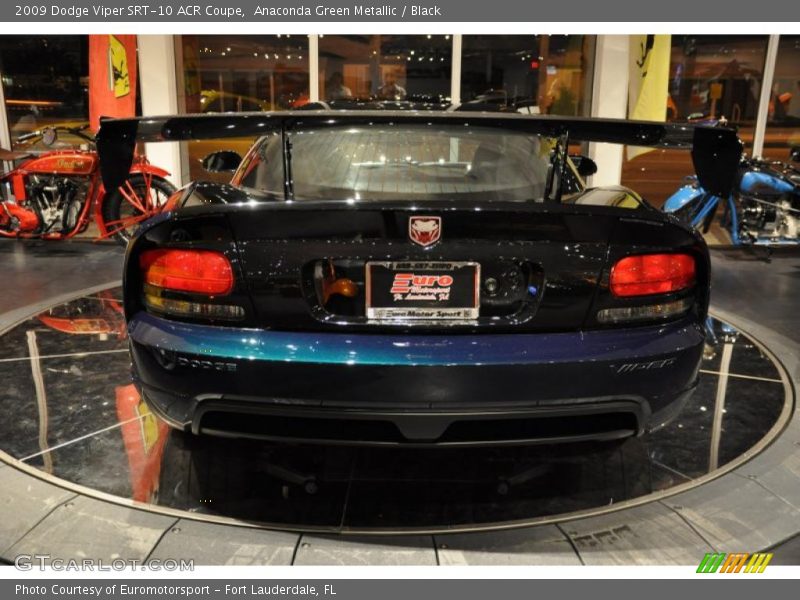 Anaconda Green Metallic / Black 2009 Dodge Viper SRT-10 ACR Coupe
