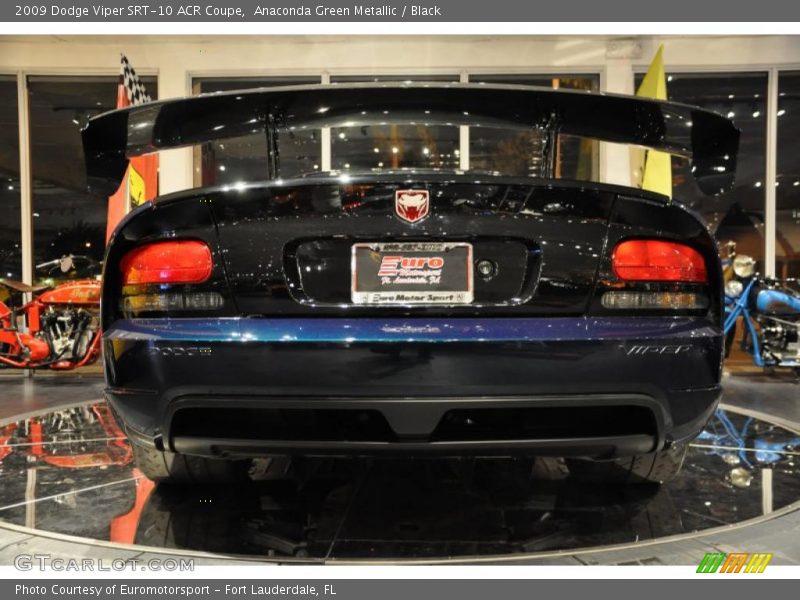 Anaconda Green Metallic / Black 2009 Dodge Viper SRT-10 ACR Coupe