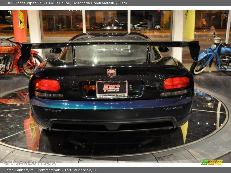 Anaconda Green Metallic / Black 2009 Dodge Viper SRT-10 ACR Coupe