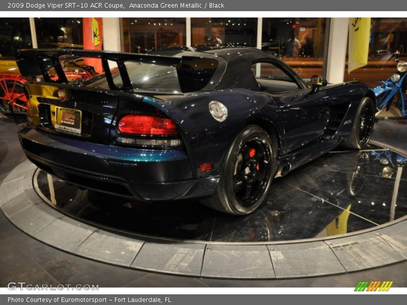 Anaconda Green Metallic / Black 2009 Dodge Viper SRT-10 ACR Coupe