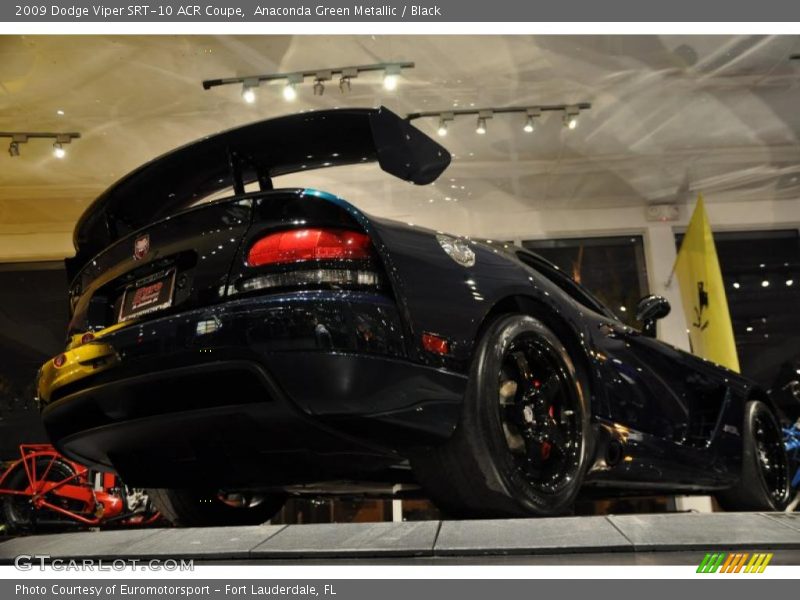 Anaconda Green Metallic / Black 2009 Dodge Viper SRT-10 ACR Coupe
