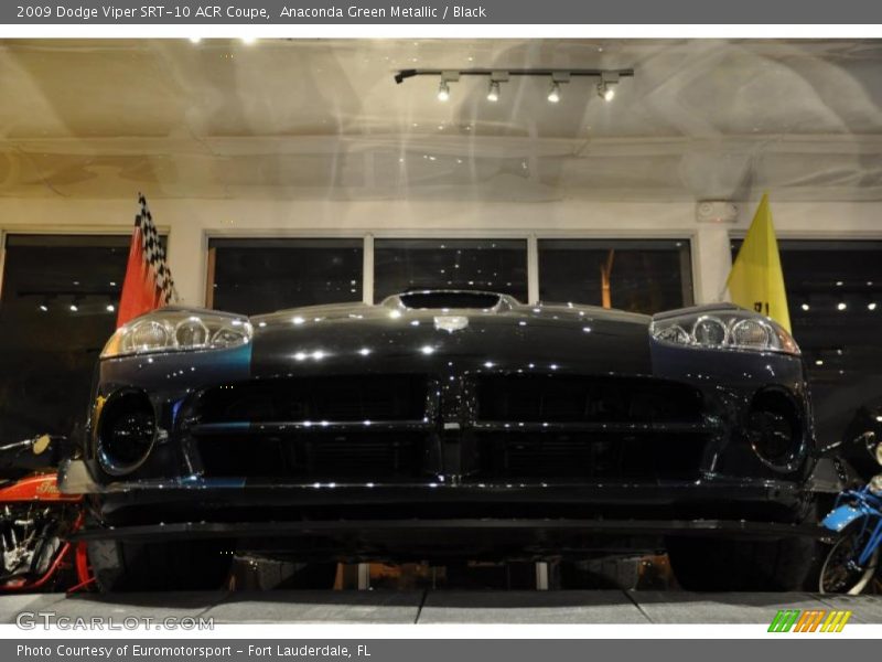 Anaconda Green Metallic / Black 2009 Dodge Viper SRT-10 ACR Coupe