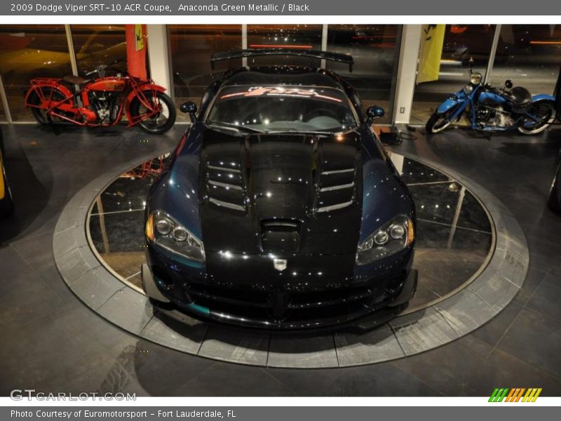 Anaconda Green Metallic / Black 2009 Dodge Viper SRT-10 ACR Coupe
