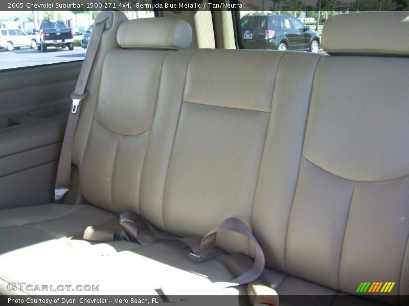 Bermuda Blue Metallic / Tan/Neutral 2005 Chevrolet Suburban 1500 Z71 4x4