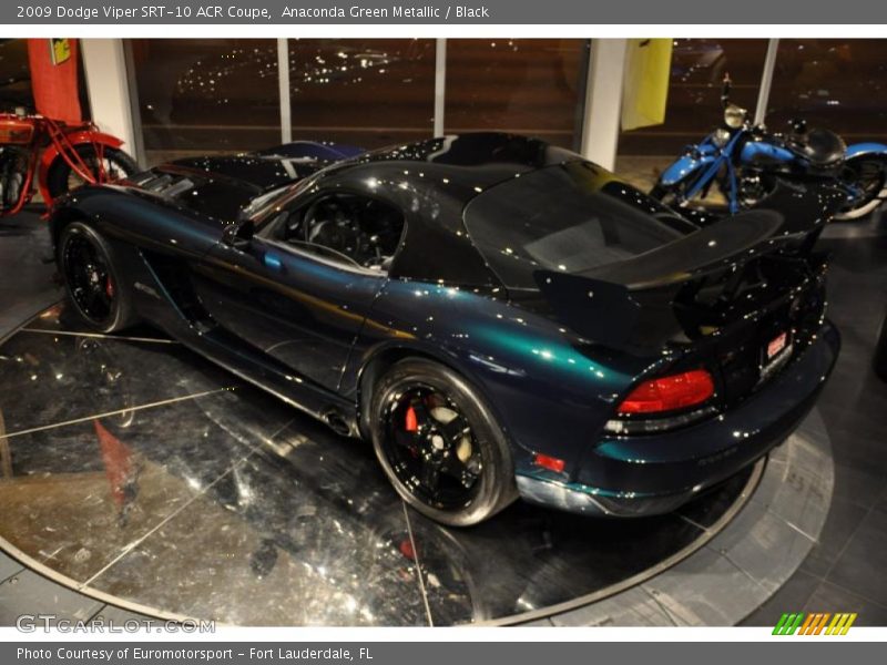Anaconda Green Metallic / Black 2009 Dodge Viper SRT-10 ACR Coupe