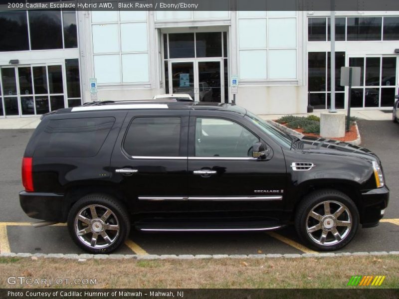 Black Raven / Ebony/Ebony 2009 Cadillac Escalade Hybrid AWD