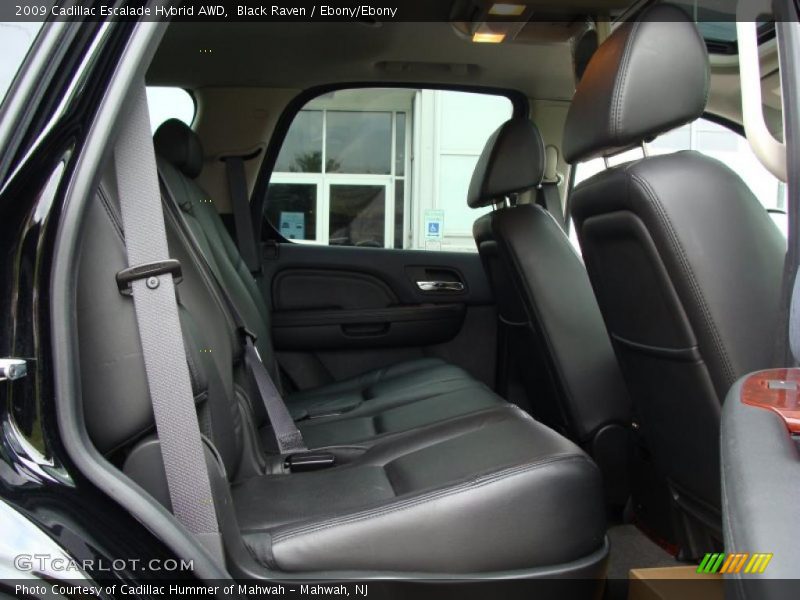 Black Raven / Ebony/Ebony 2009 Cadillac Escalade Hybrid AWD