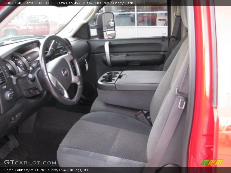 Fire Red / Ebony Black 2007 GMC Sierra 3500HD SLE Crew Cab 4x4 Dually